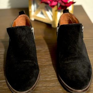 Lucky Brand Black Suede Booties